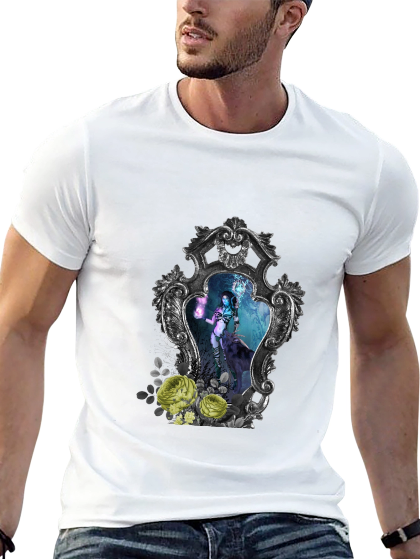 Gothic Witch Graphic Tee