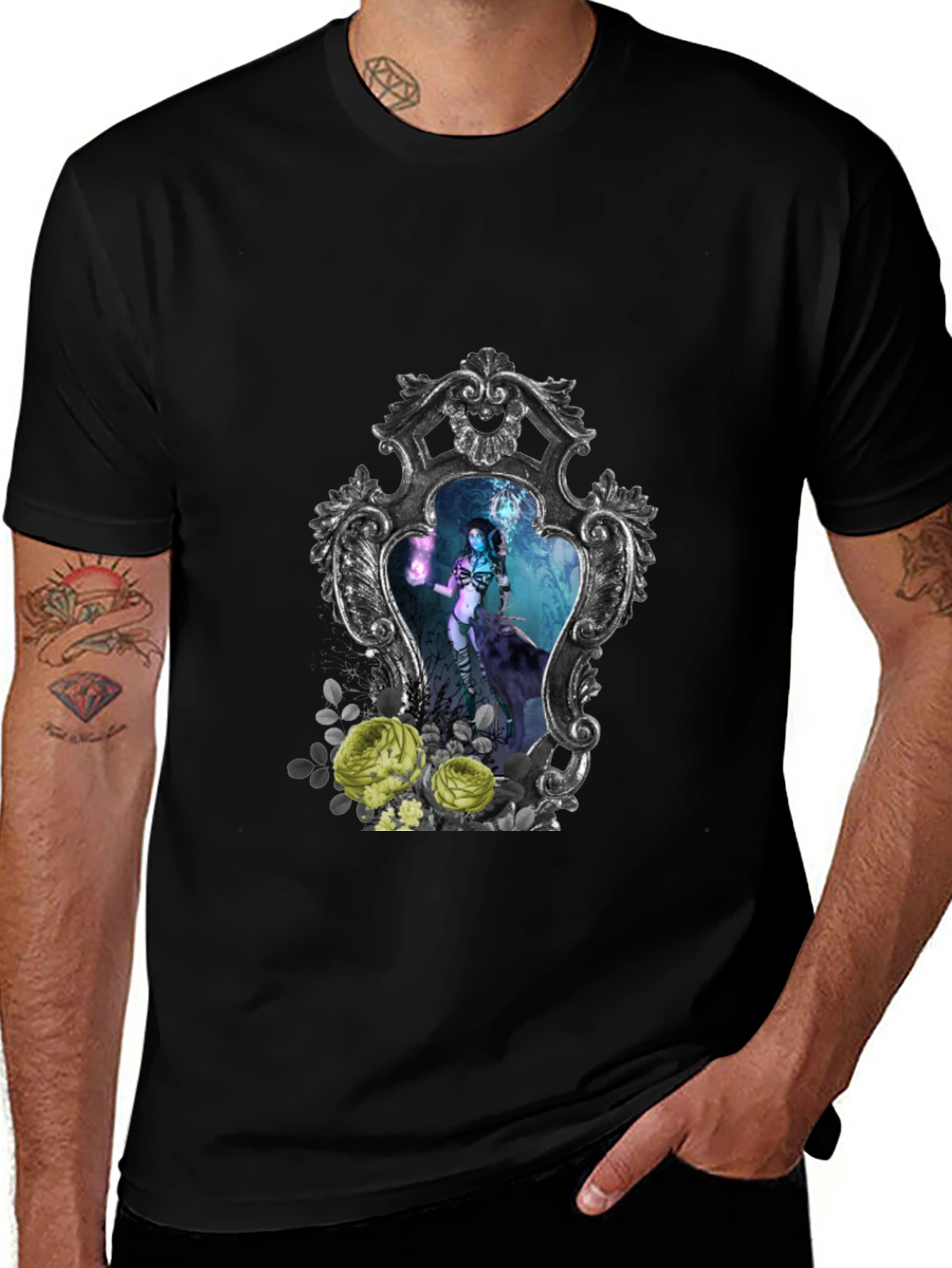 Gothic Witch Graphic Tee