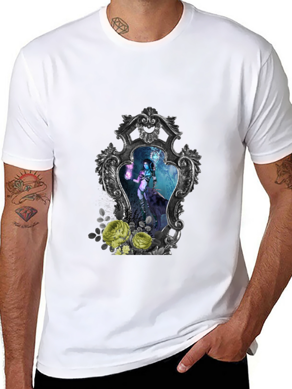 Gothic Witch Graphic Tee