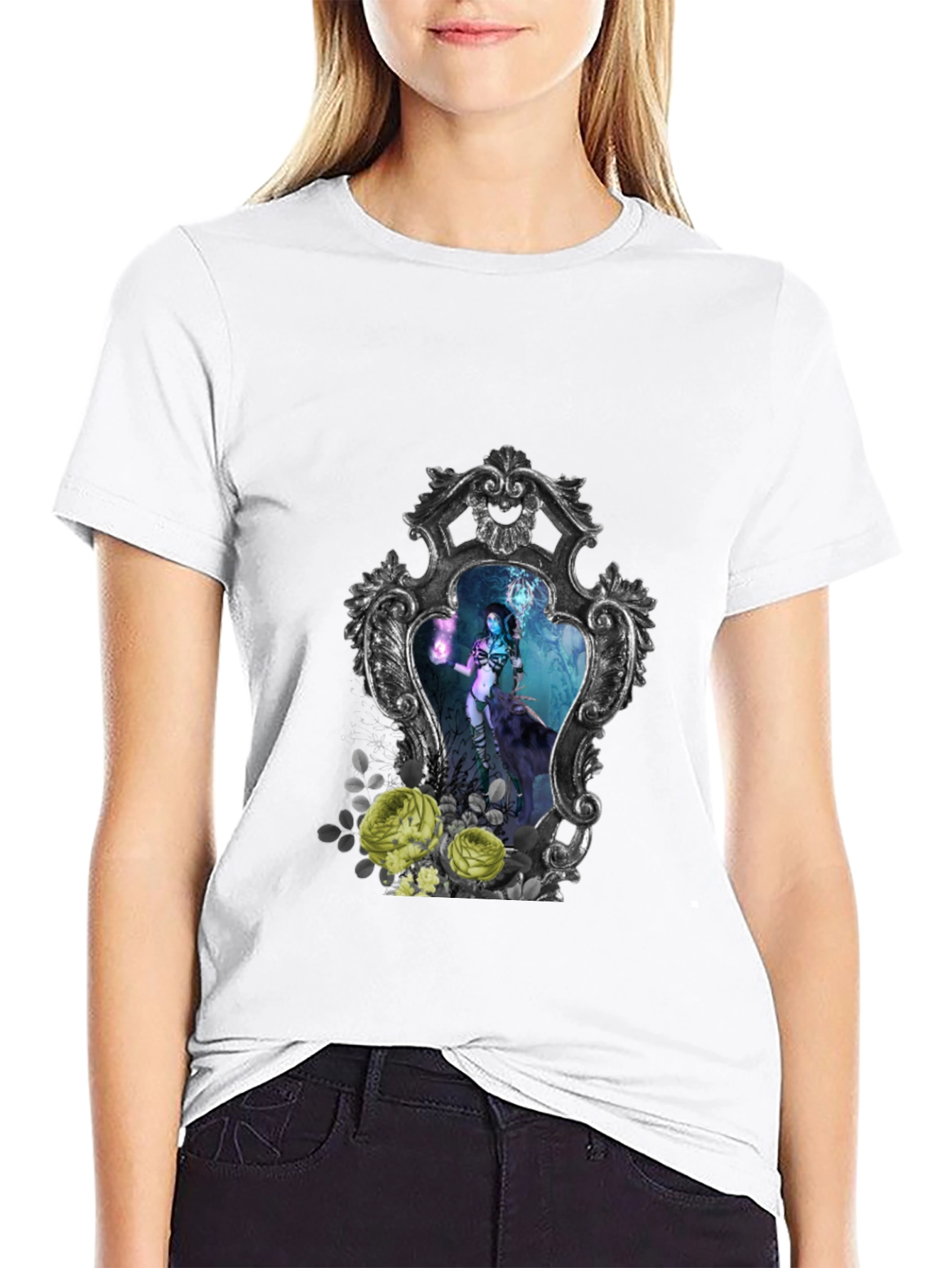 Gothic Witch Graphic Tee