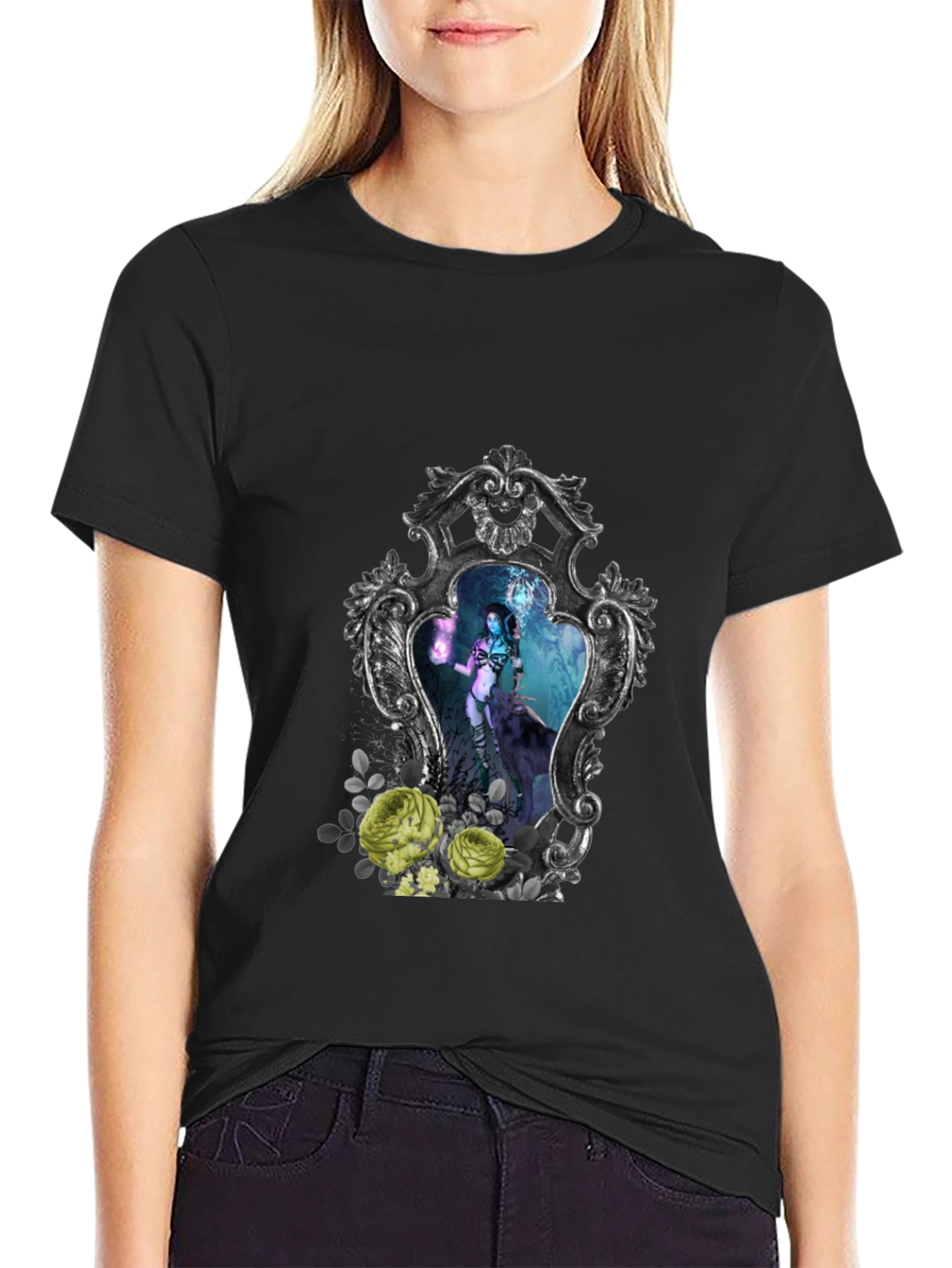Gothic Witch Graphic Tee