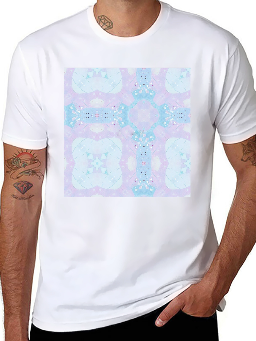 Abstract Kaleidoscope Pattern T-Shirt