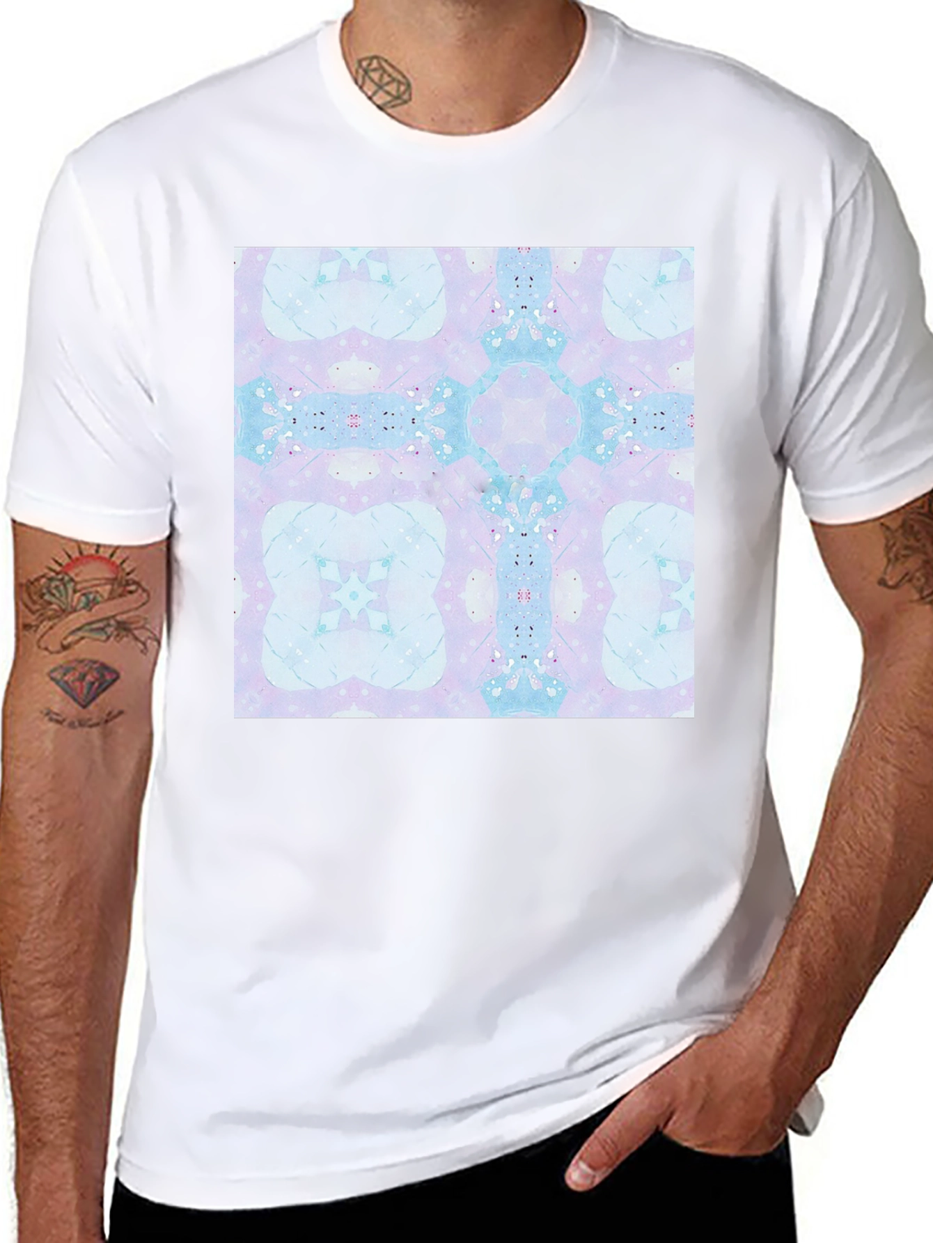 Abstract Kaleidoscope Pattern T-Shirt