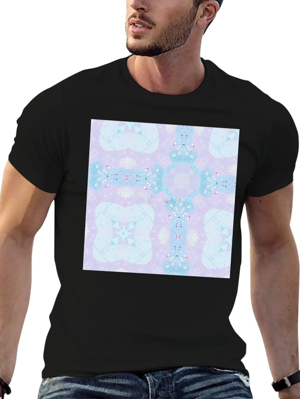 Abstract Kaleidoscope Pattern T-Shirt