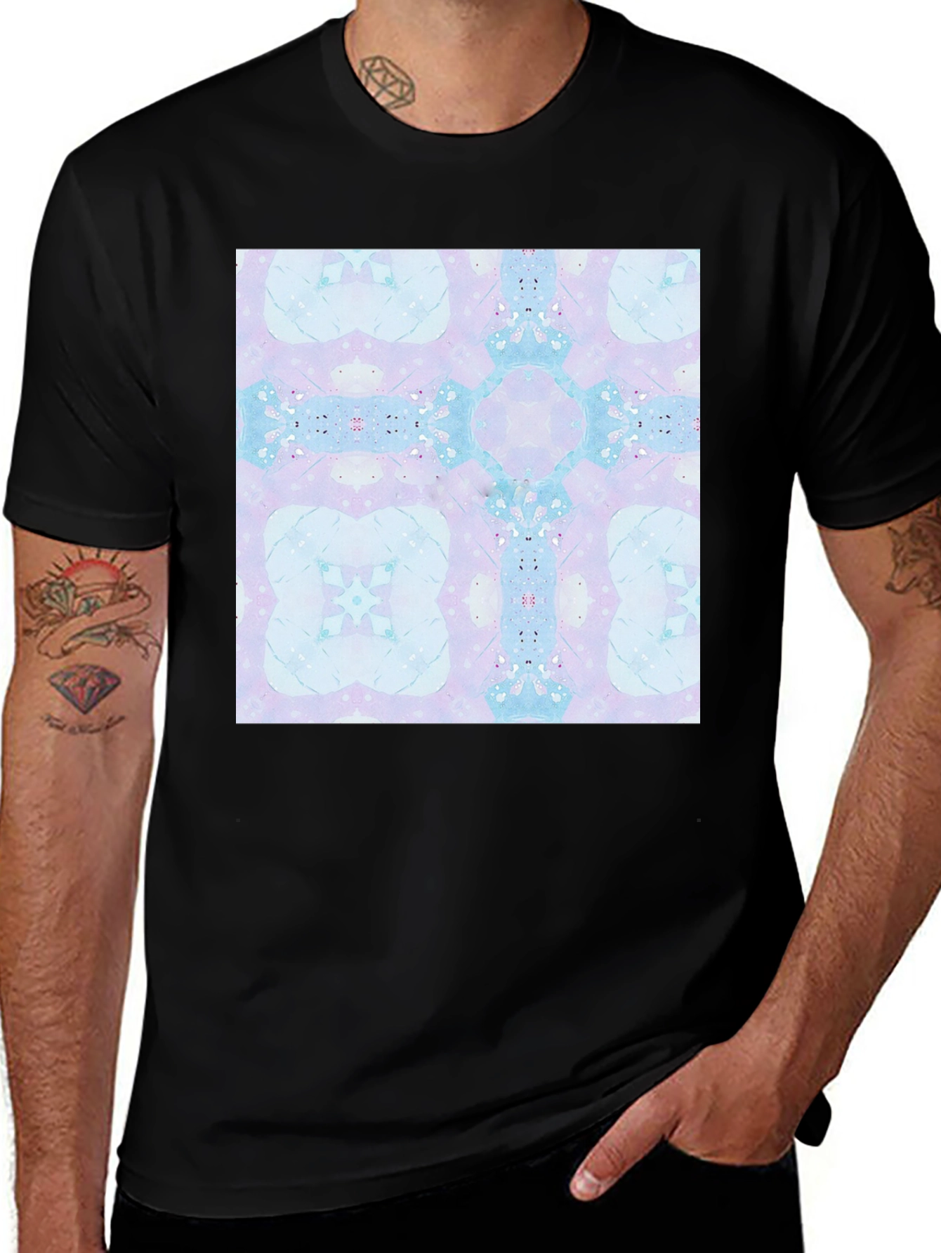 Abstract Kaleidoscope Pattern T-Shirt