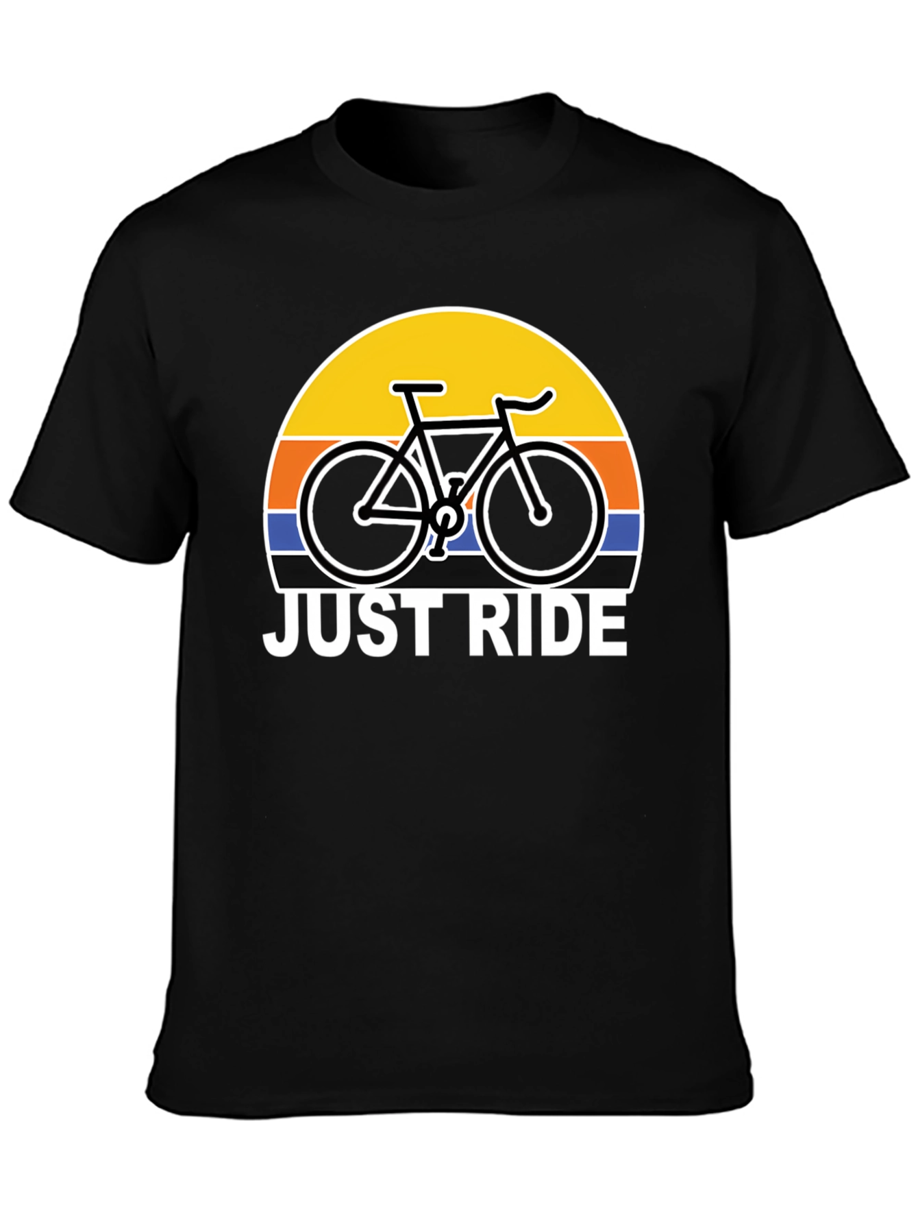 Just Ride Retro Bike Graphic Tee