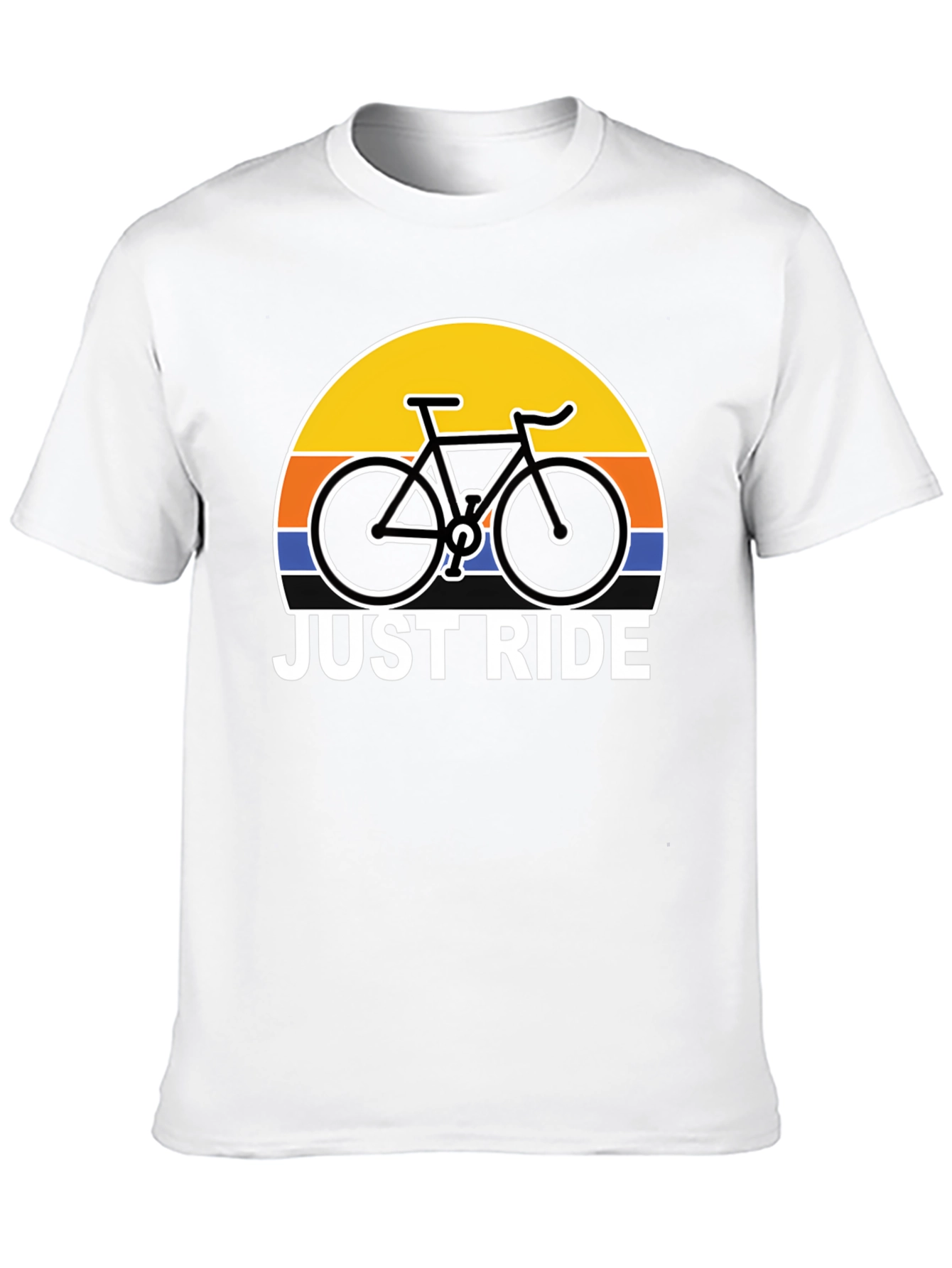 Just Ride Retro Bike Graphic Tee