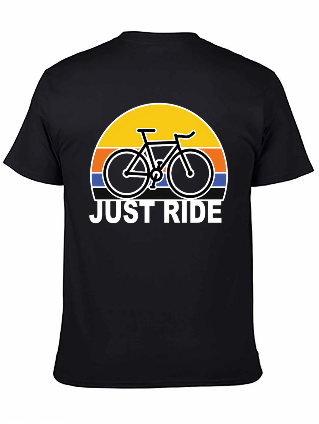 Just Ride Retro Bike Graphic Tee
