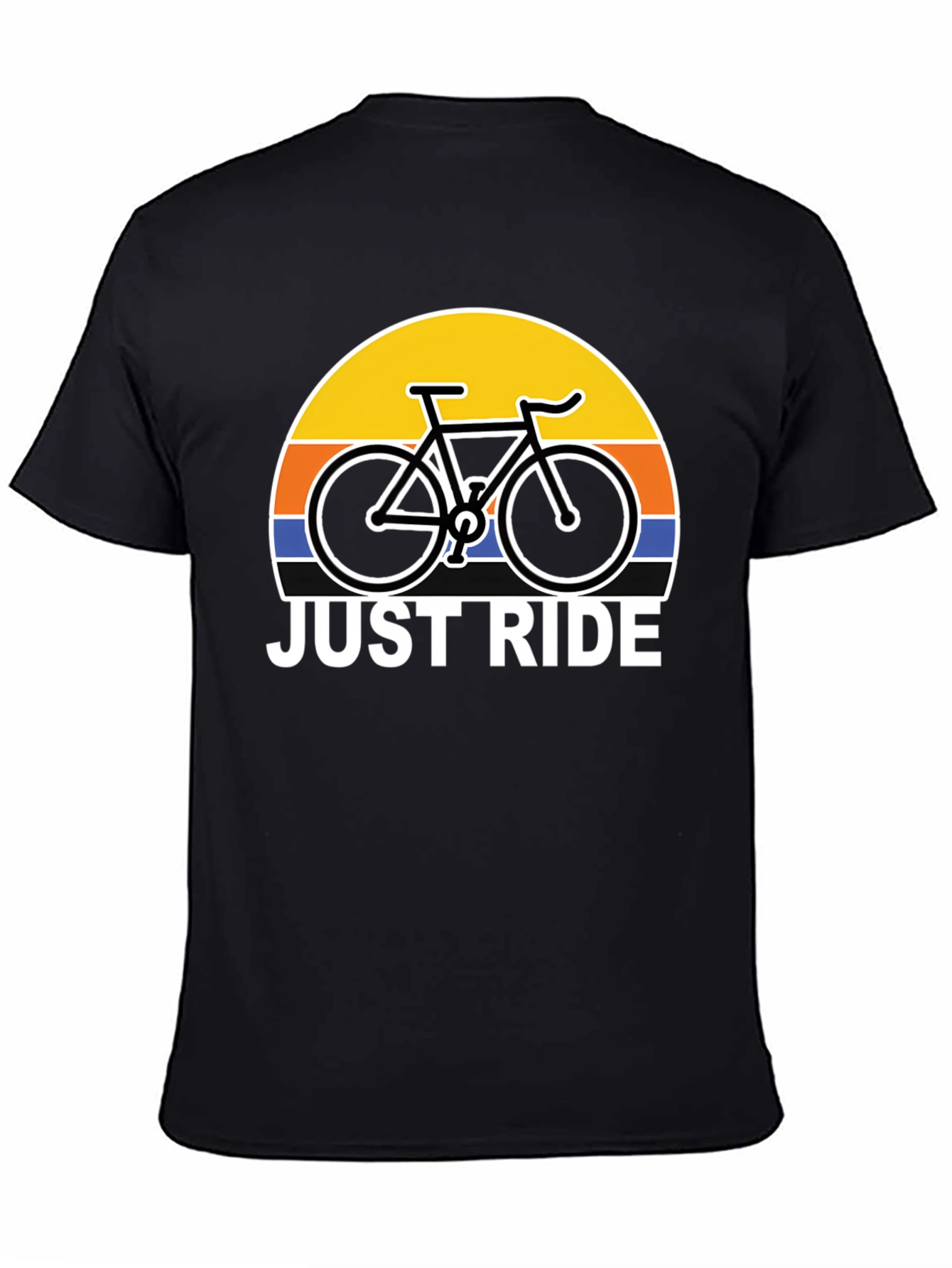 Just Ride Retro Bike Graphic Tee