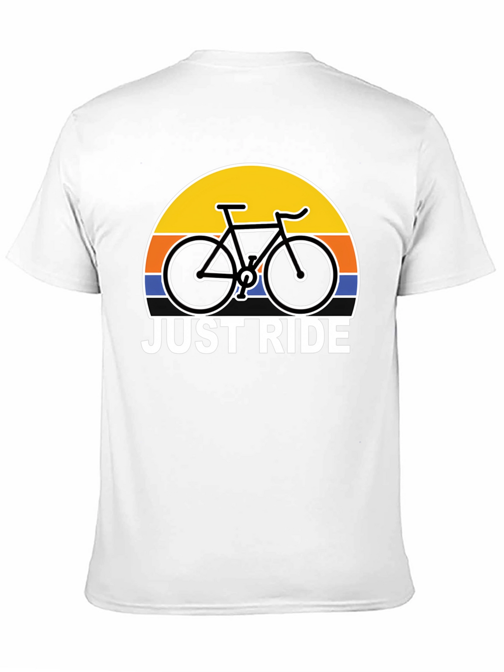Just Ride Retro Bike Graphic Tee