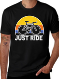Just Ride Retro Bike Graphic Tee