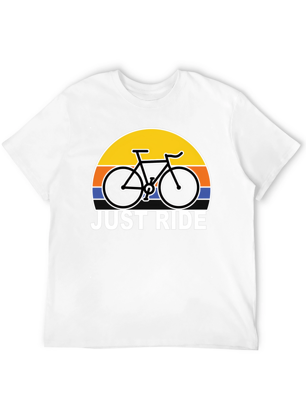 Just Ride Retro Bike Graphic Tee