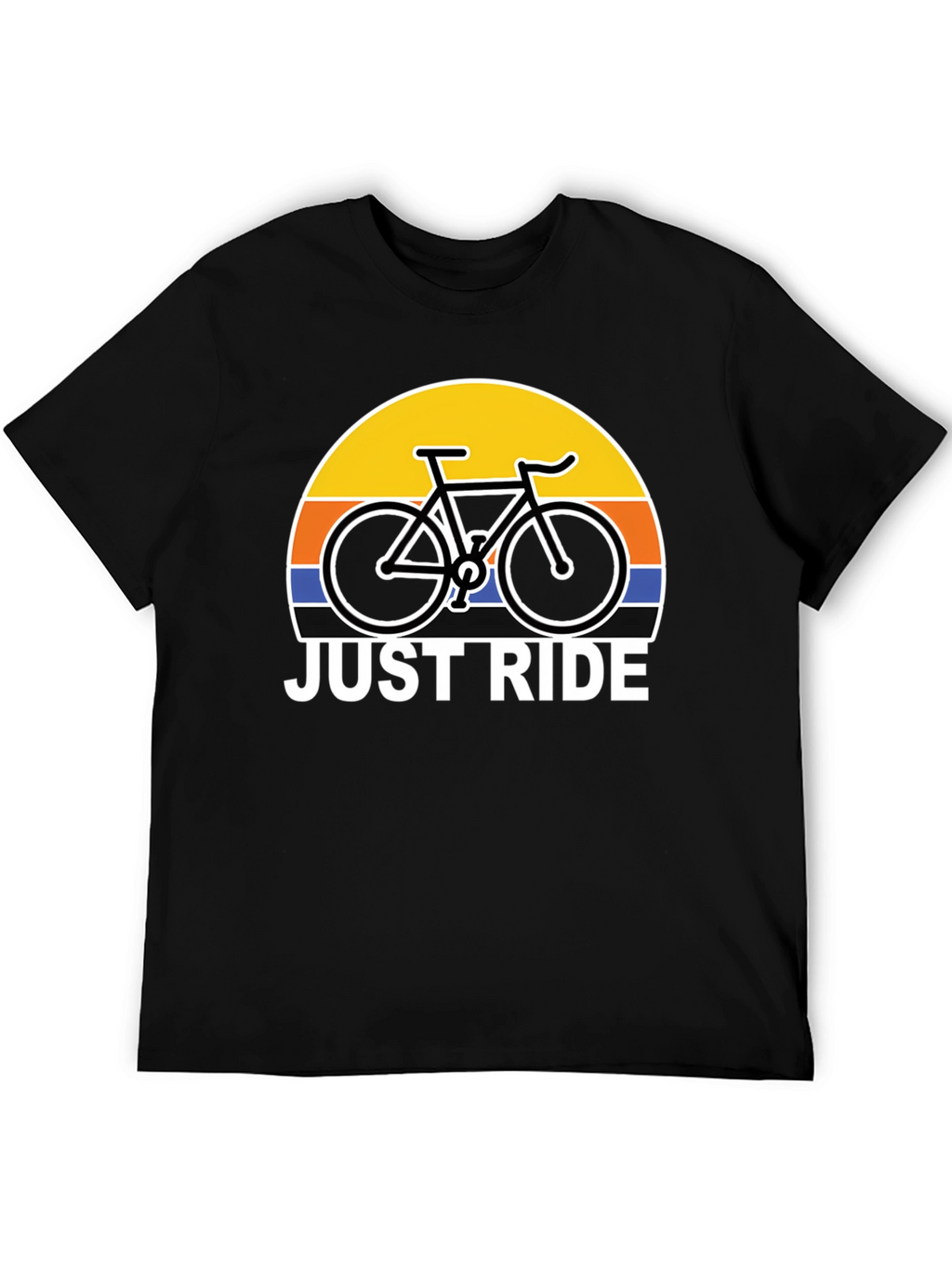 Just Ride Retro Bike Graphic Tee