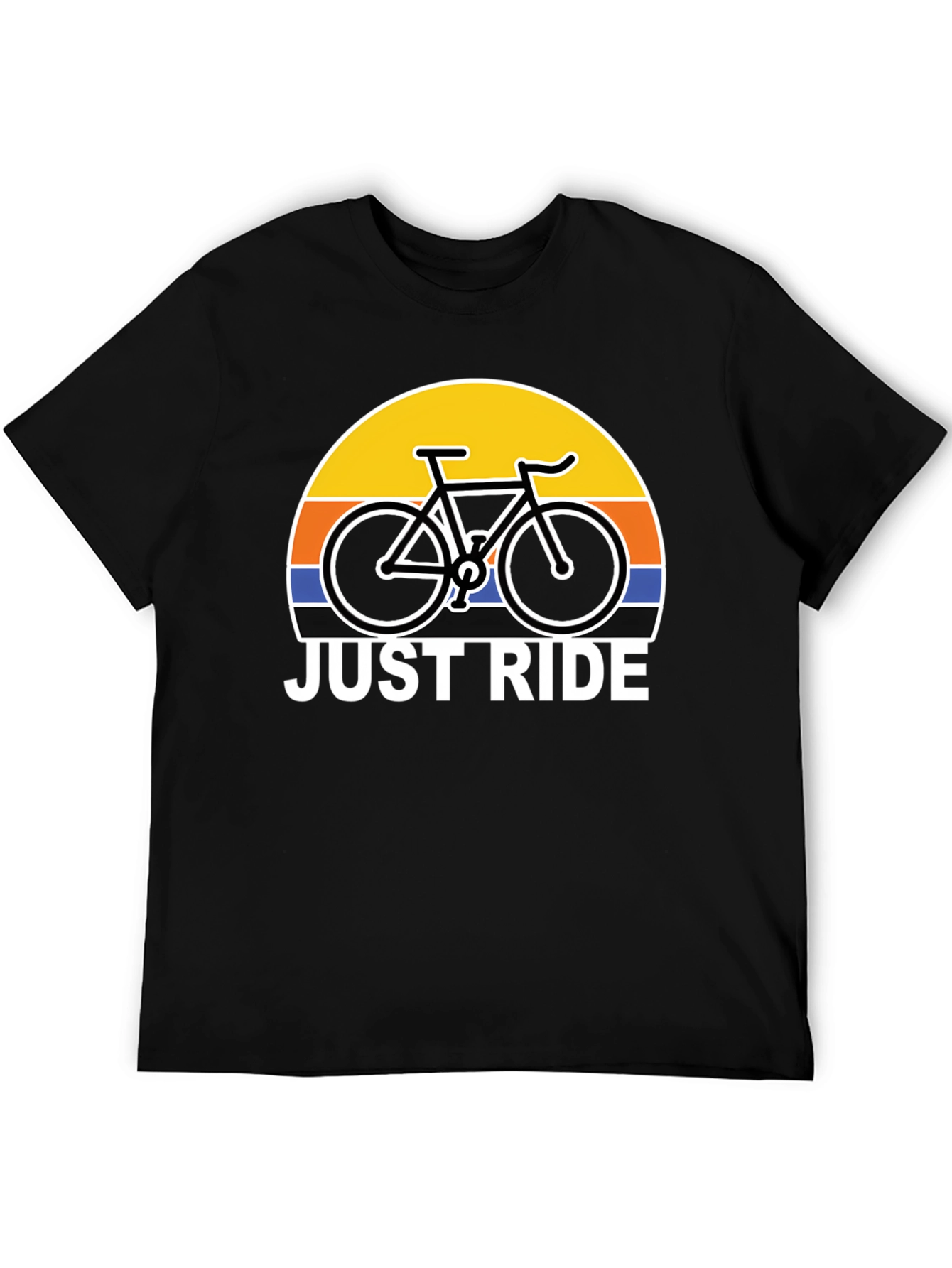 Just Ride Retro Bike Graphic Tee