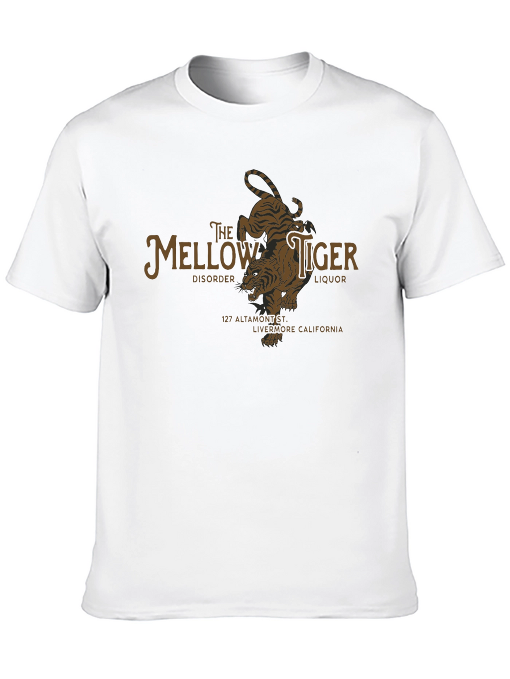 The Mellow Tiger Black T-Shirt