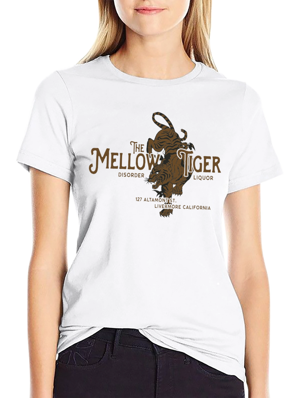 The Mellow Tiger Black T-Shirt