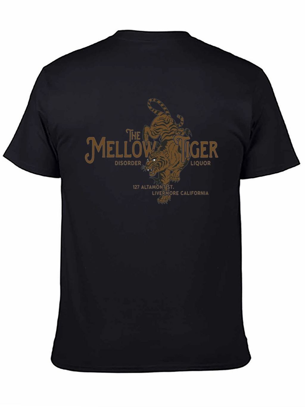 The Mellow Tiger Black T-Shirt