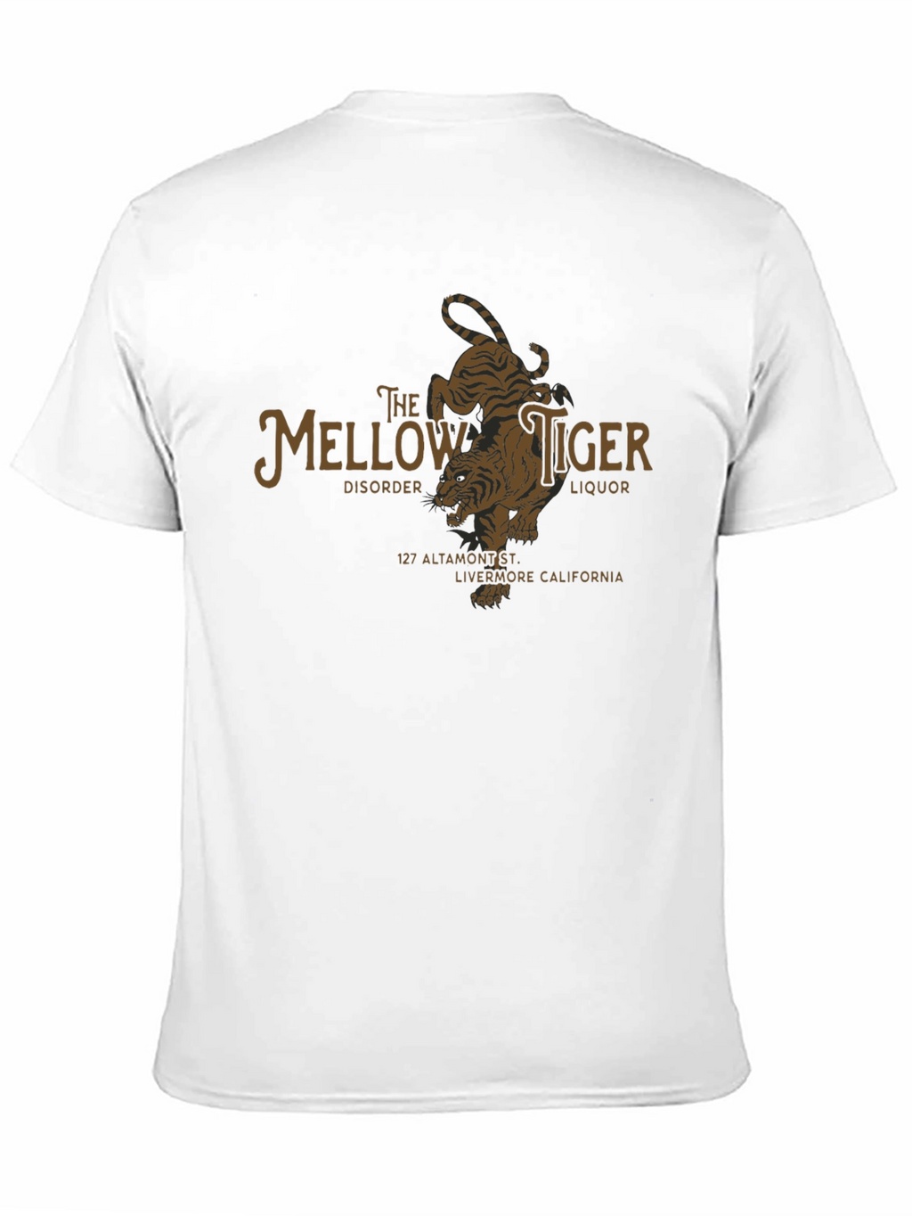 The Mellow Tiger Black T-Shirt