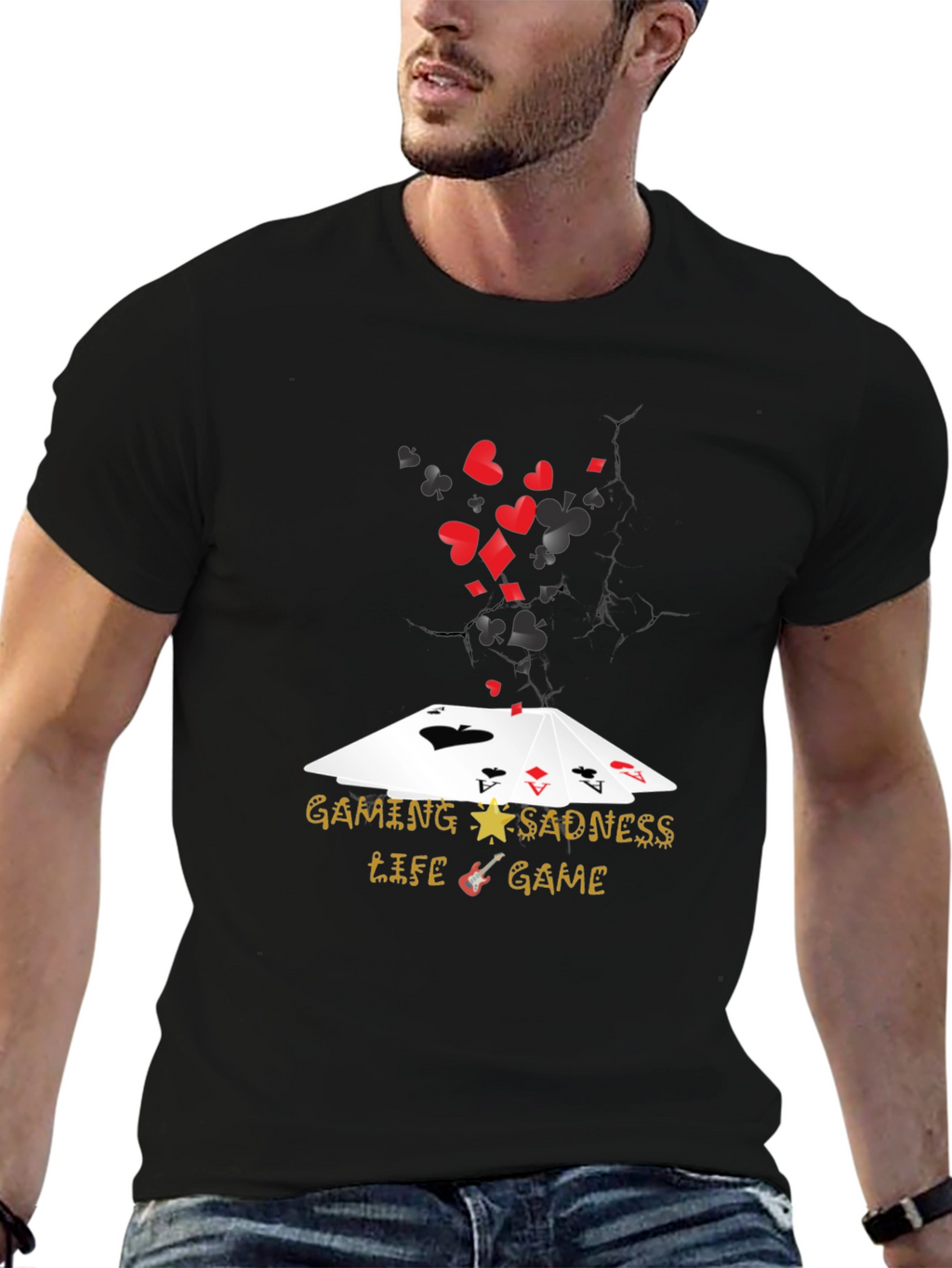 Gaming Life Black T-Shirt