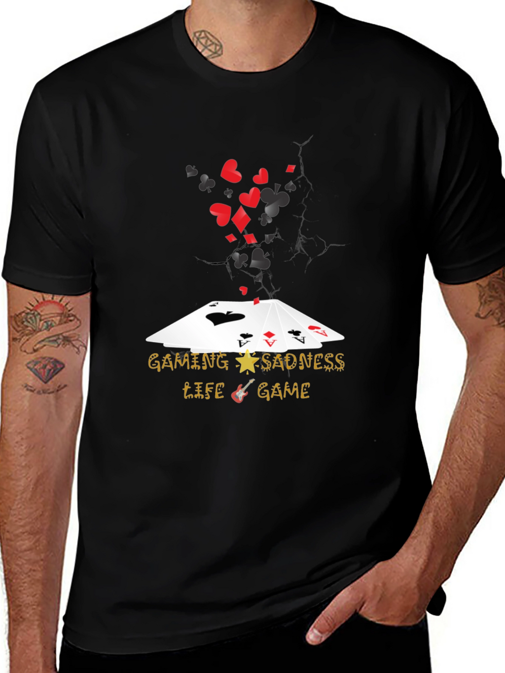 Gaming Life Black T-Shirt