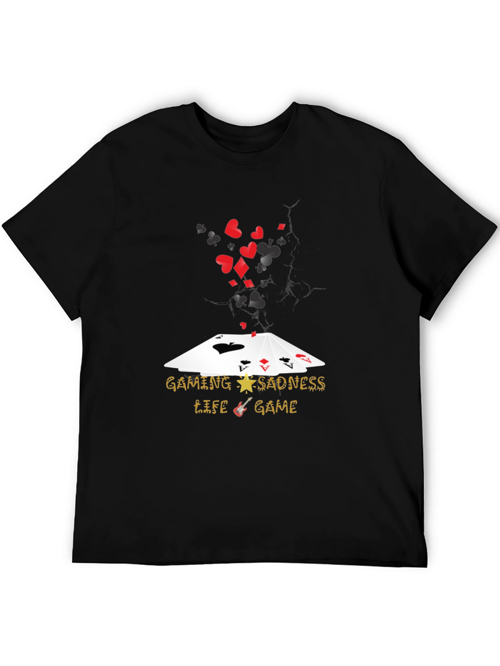 Gaming Life Black T-Shirt