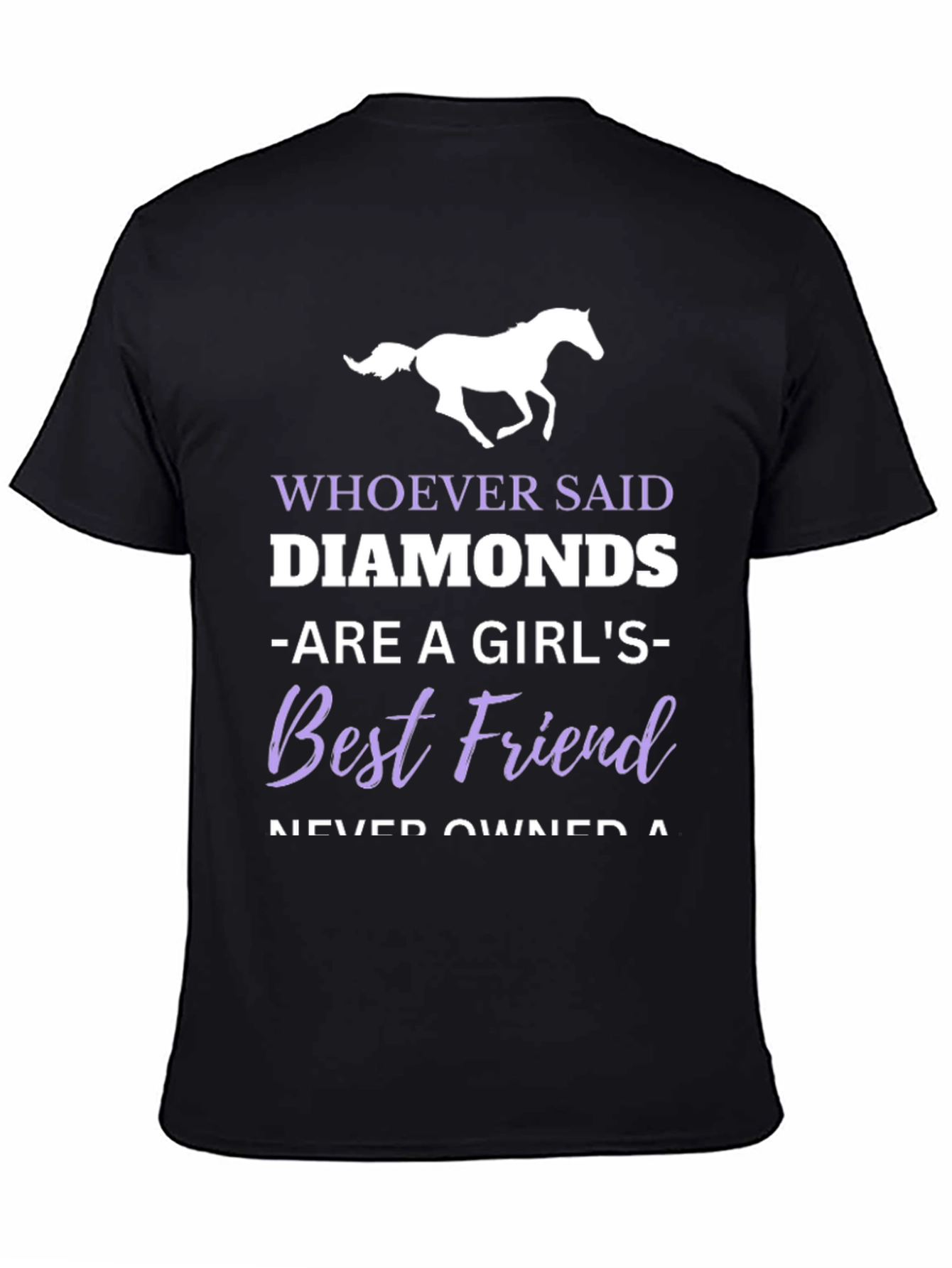 Horse Lover T-Shirt - Diamonds Best Friend