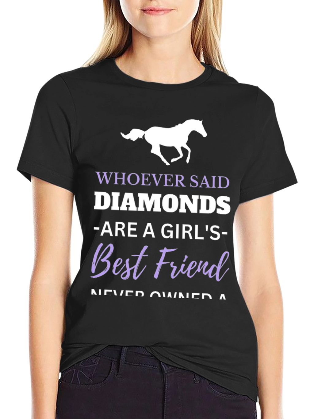Horse Lover T-Shirt - Diamonds Best Friend
