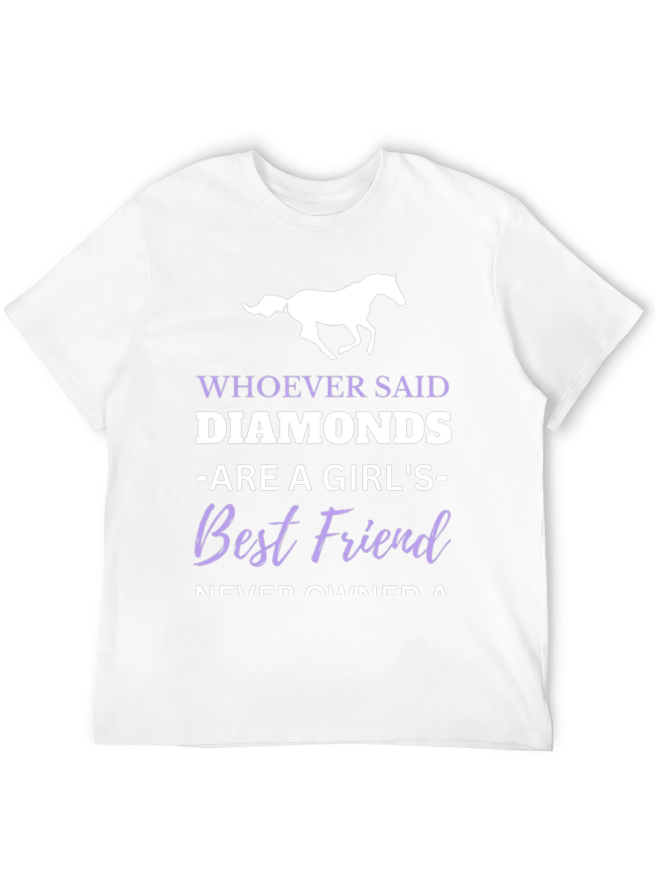 Horse Lover T-Shirt - Diamonds Best Friend