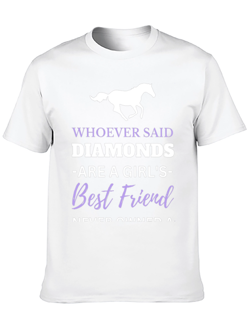 Horse Lover T-Shirt - Diamonds Best Friend