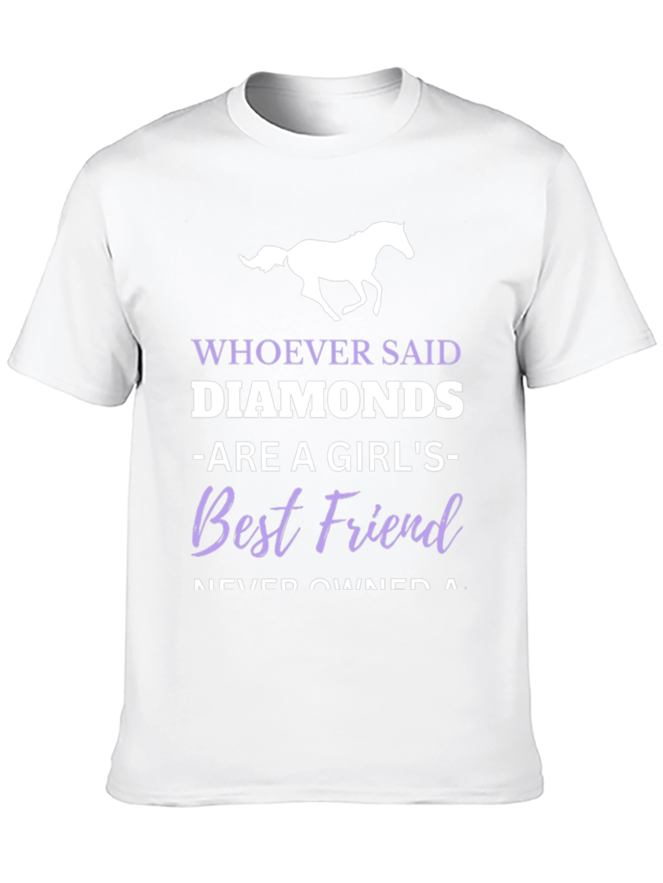 Horse Lover T-Shirt - Diamonds Best Friend