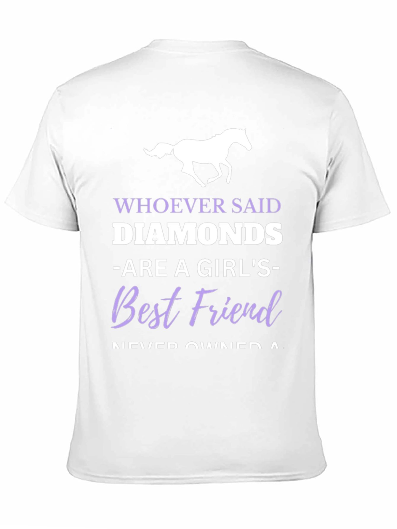 Horse Lover T-Shirt - Diamonds Best Friend