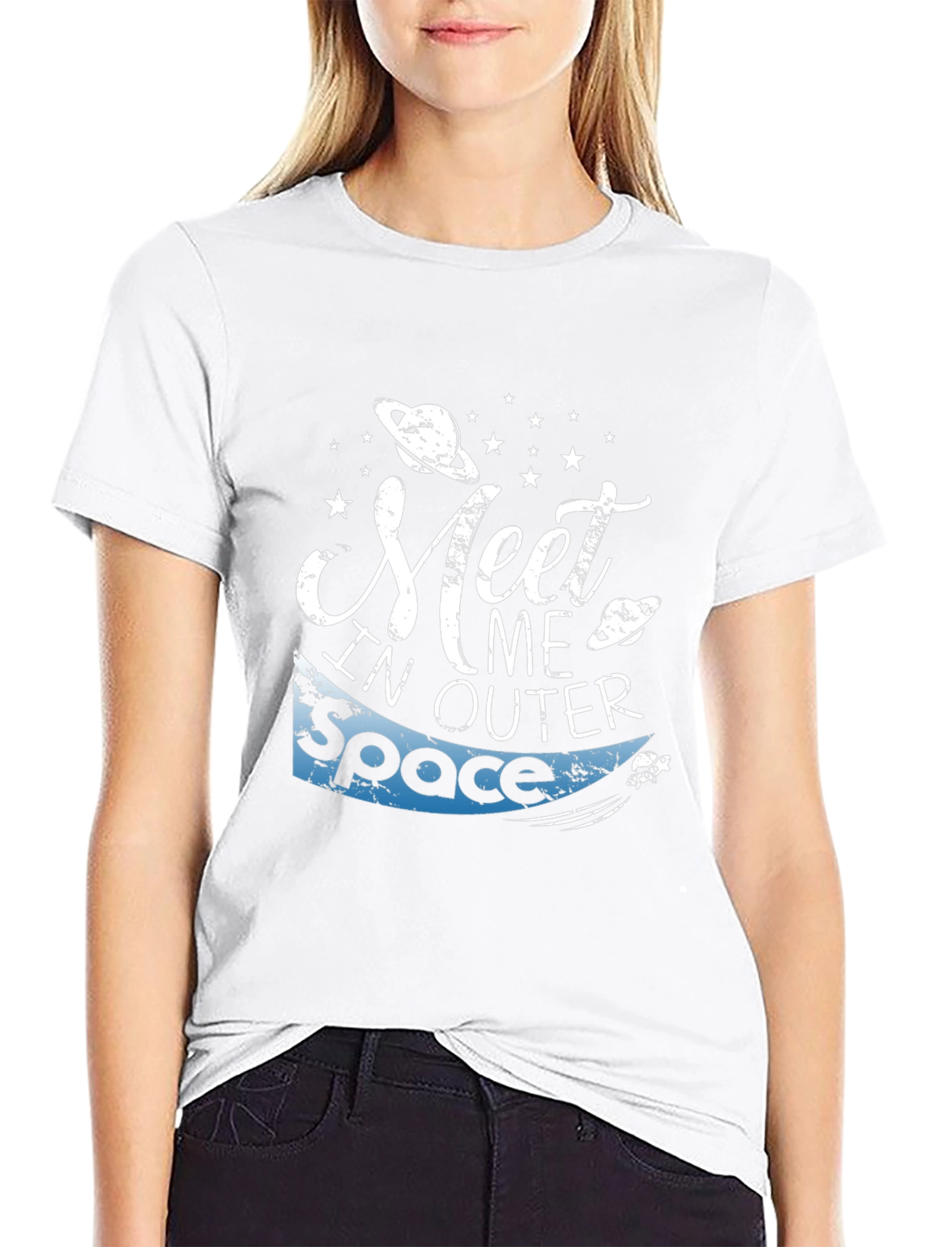 Meet Me In Outer Space Graphic Tee