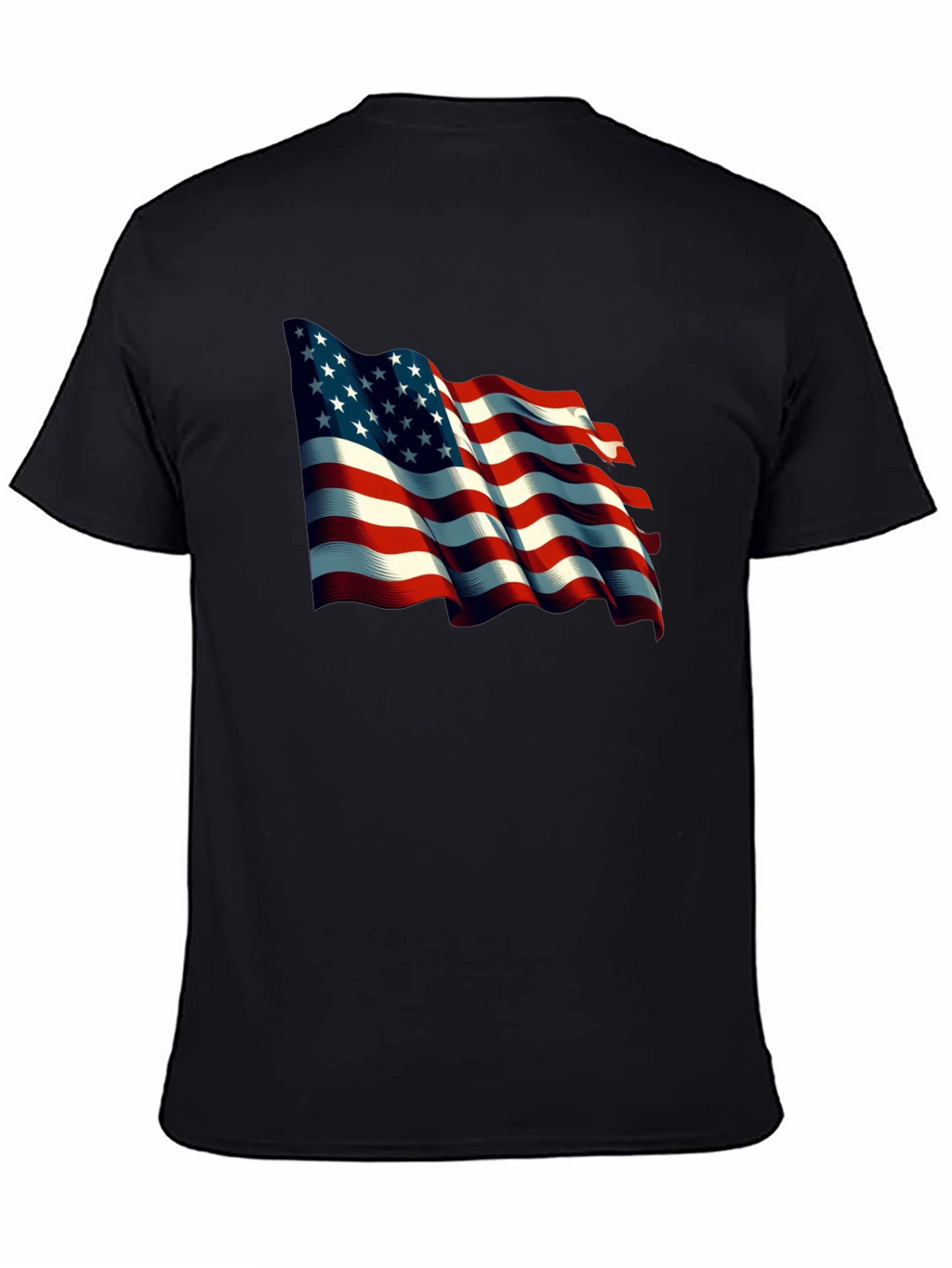 American Flag Graphic T-Shirt Patriotic USA Tee
