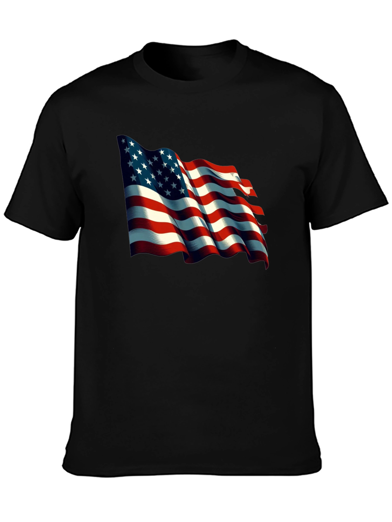 American Flag Graphic T-Shirt Patriotic USA Tee