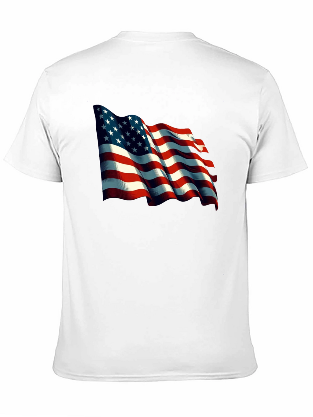 American Flag Graphic T-Shirt Patriotic USA Tee