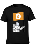 Bitcoin Astronaut T-Shirt - Crypto Design
