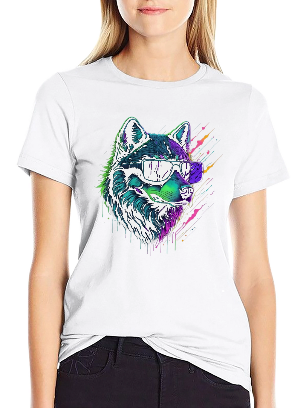 Cool Wolf Graphic Tee - Stylish Streetwear