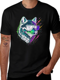 Cool Wolf Graphic Tee - Stylish Streetwear