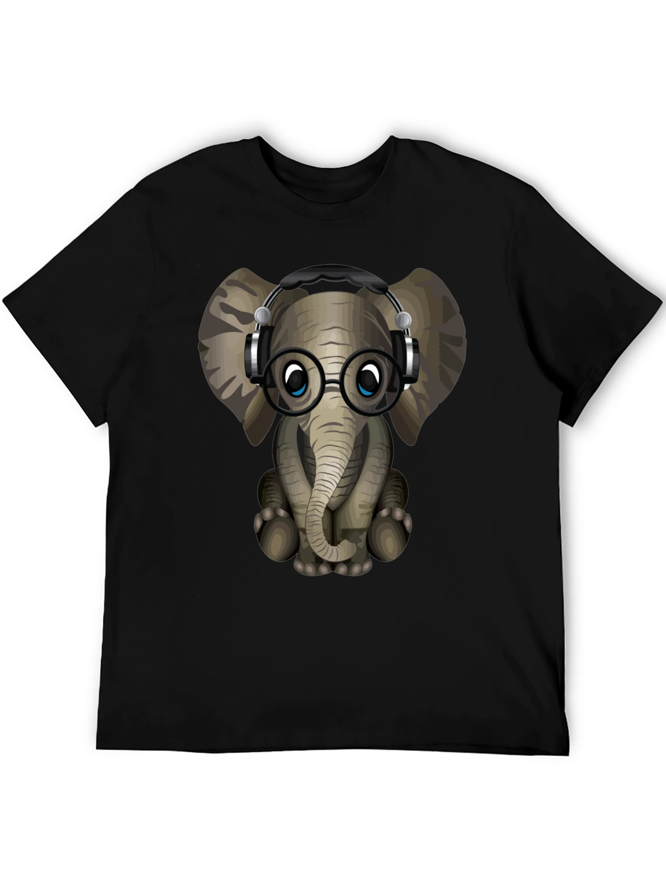 Geek Elephant Graphic Tee - Cool Animal T-Shirt