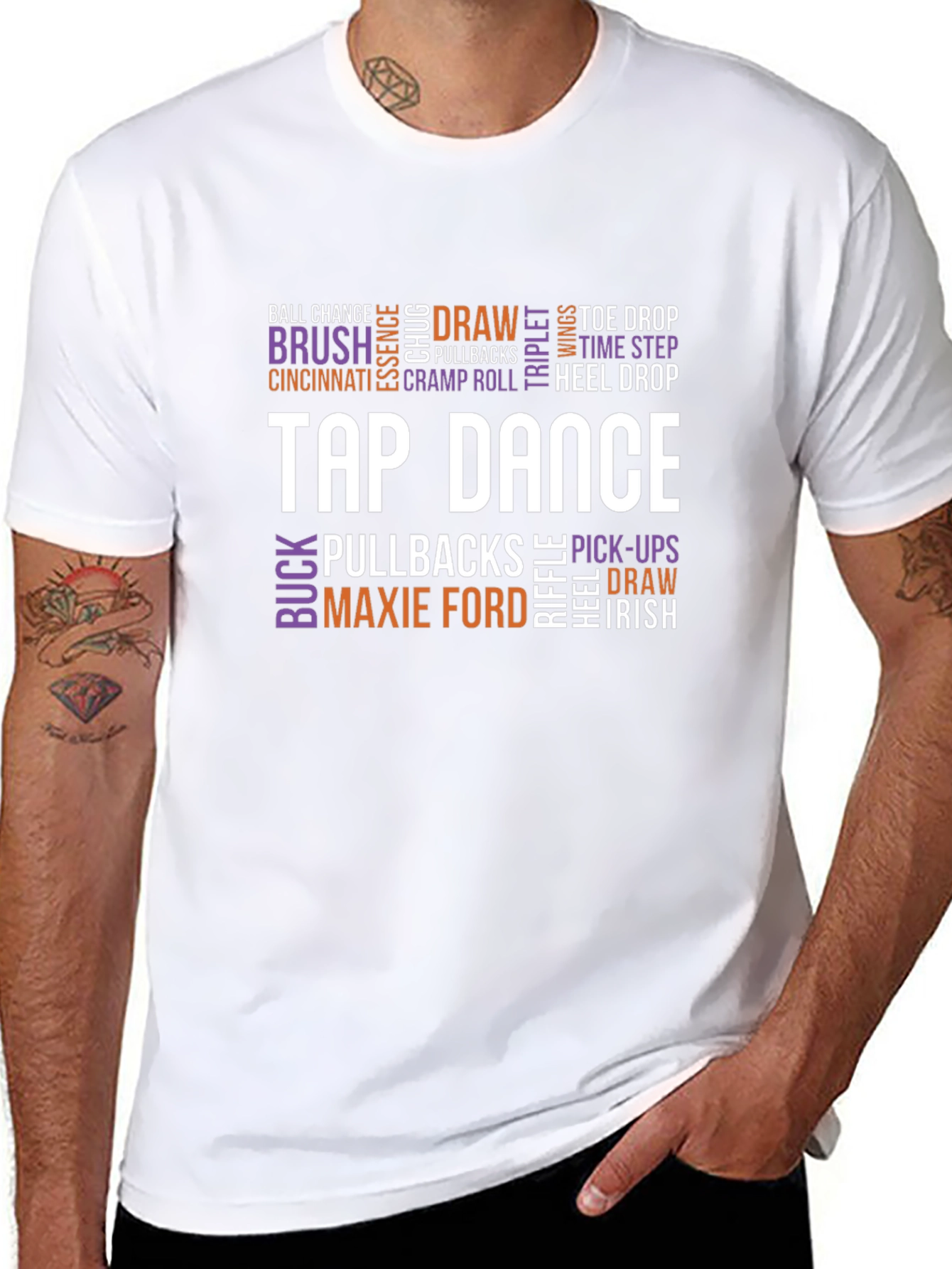 Tap Dance Word Cloud T-Shirt
