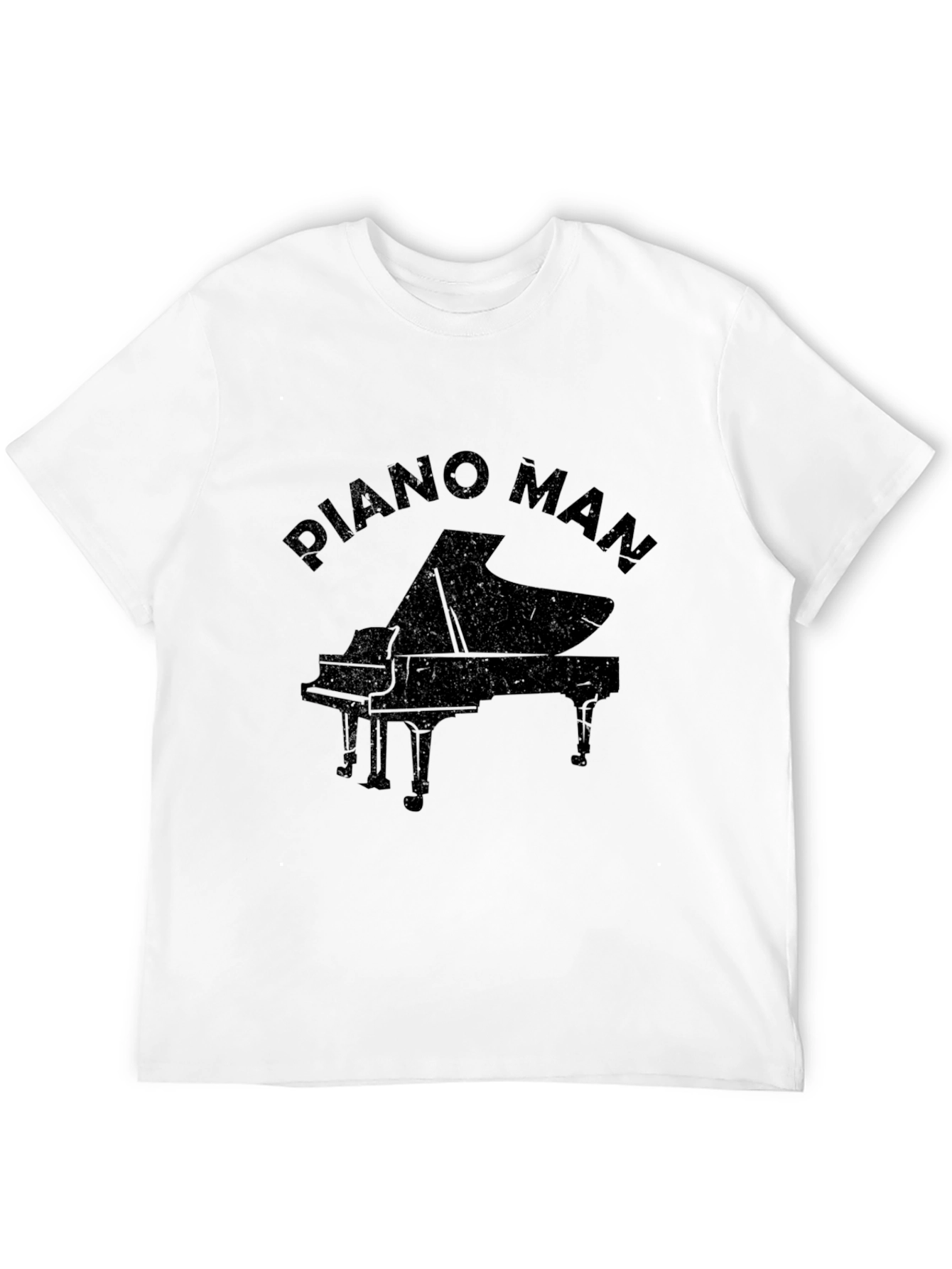 Piano Man Graphic Tee - Classic Musician T-Shirt