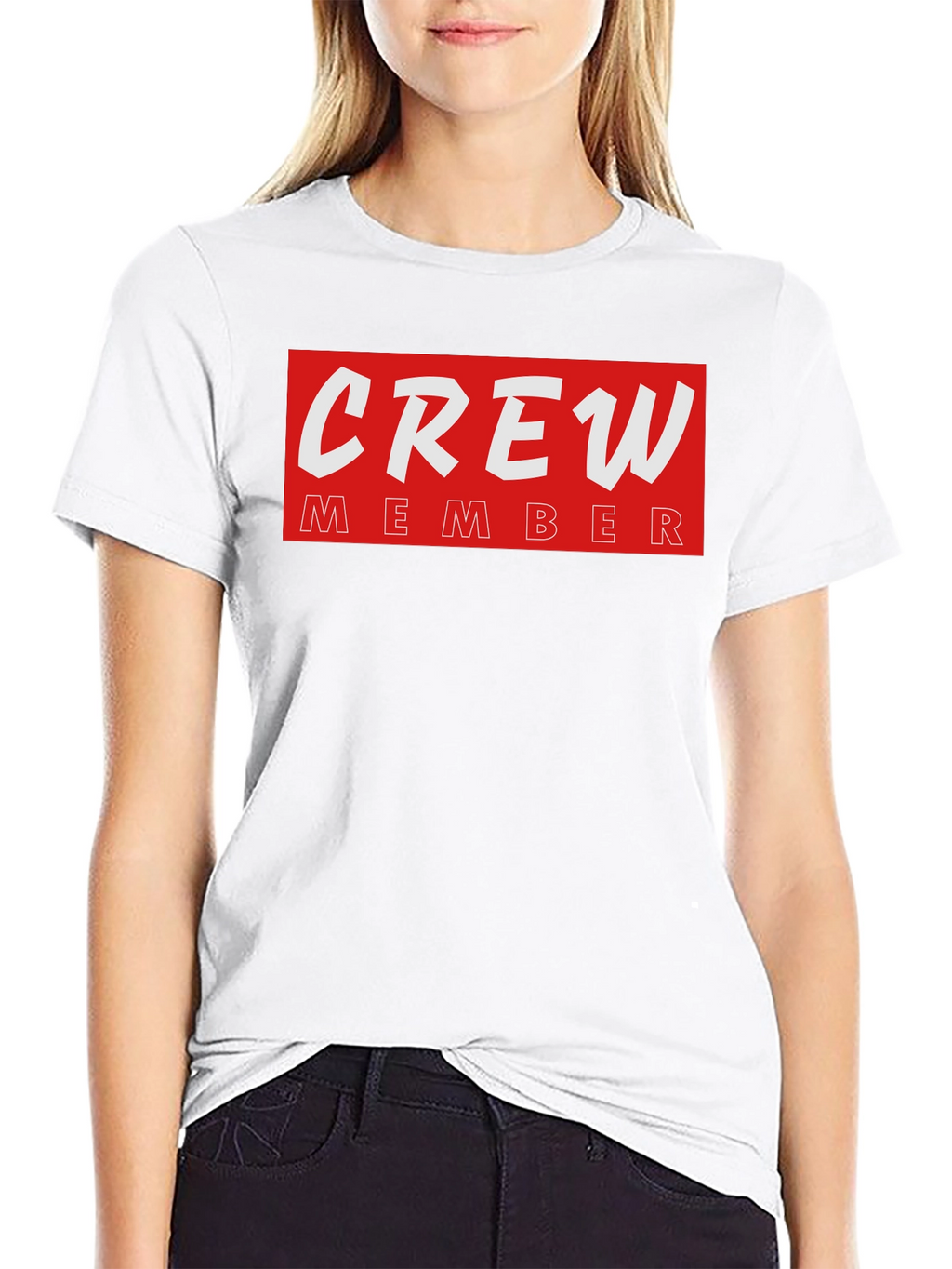 Crew Member T-Shirt - Black Crewneck