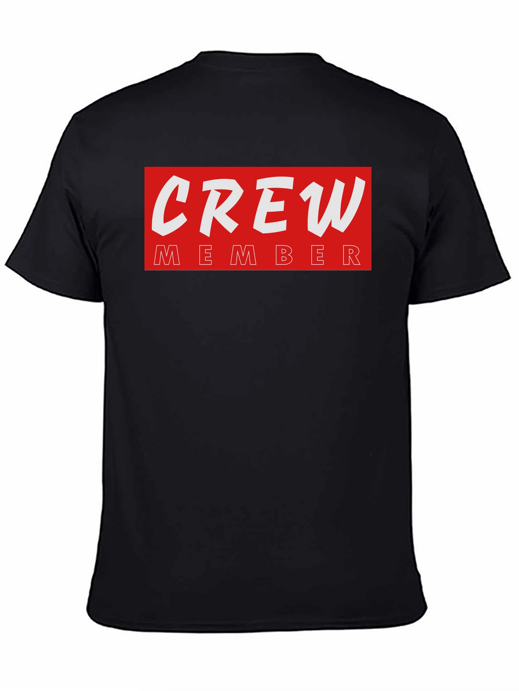 Crew Member T-Shirt - Black Crewneck