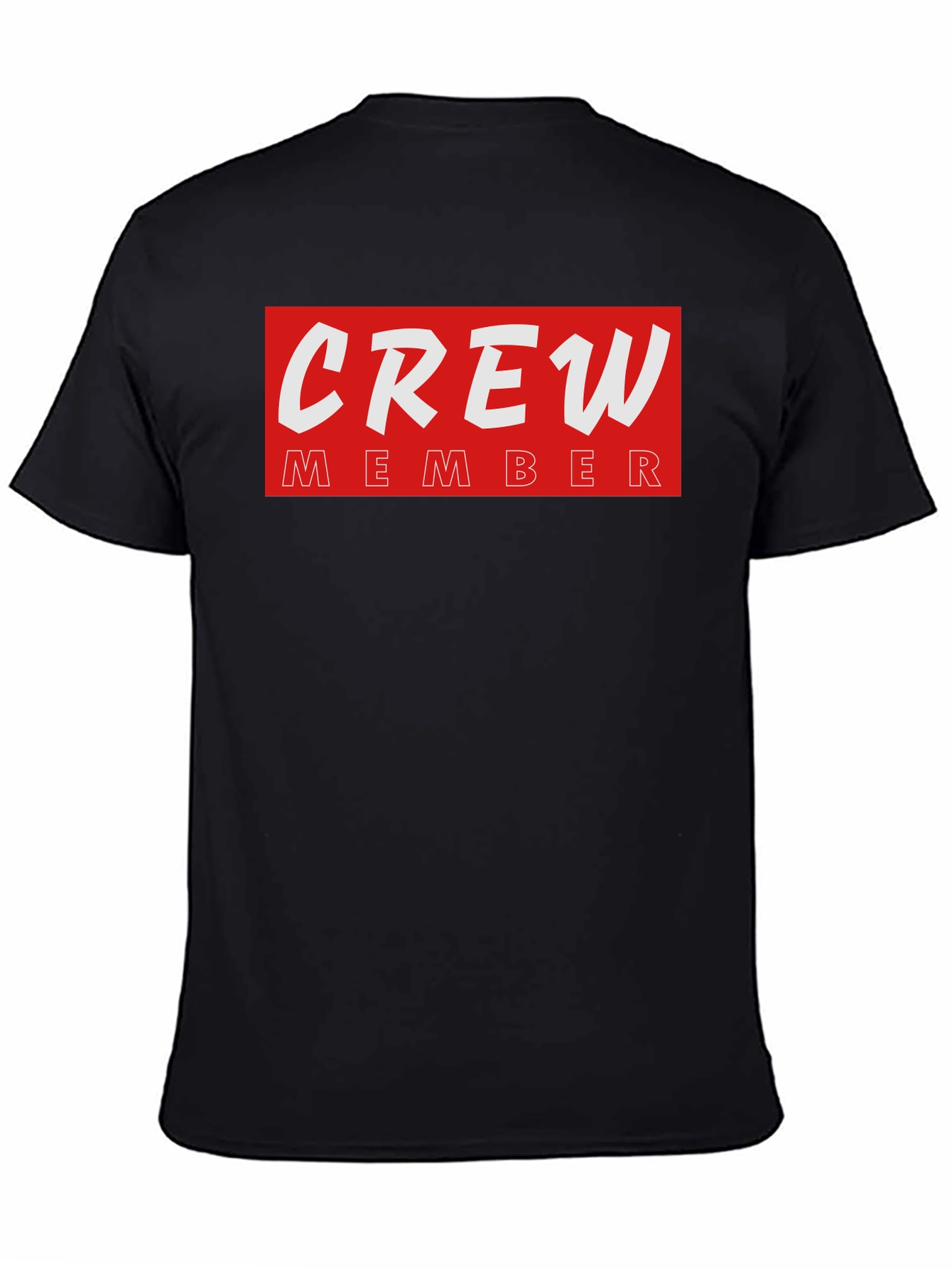 Crew Member T-Shirt - Black Crewneck