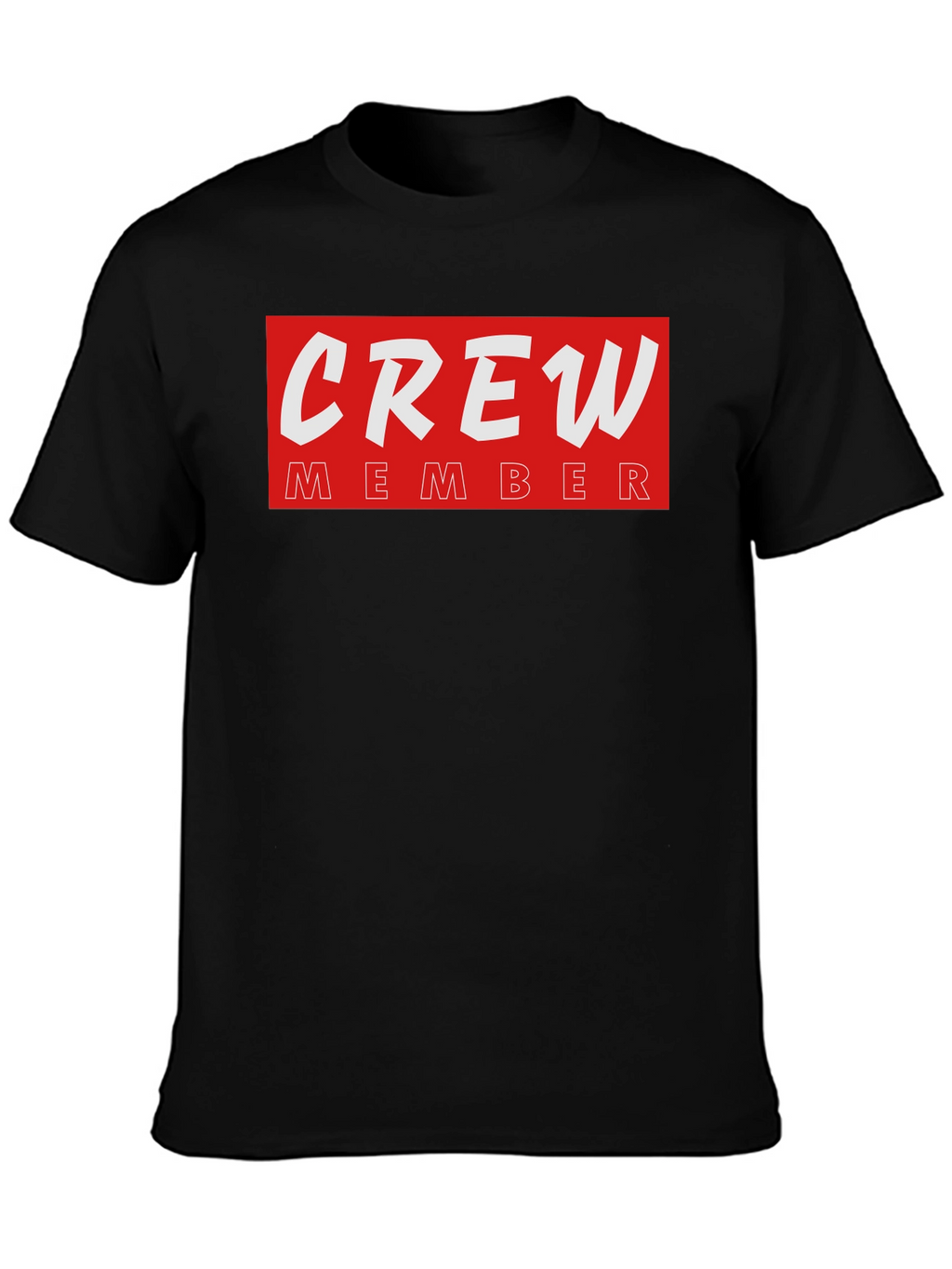 Crew Member T-Shirt - Black Crewneck