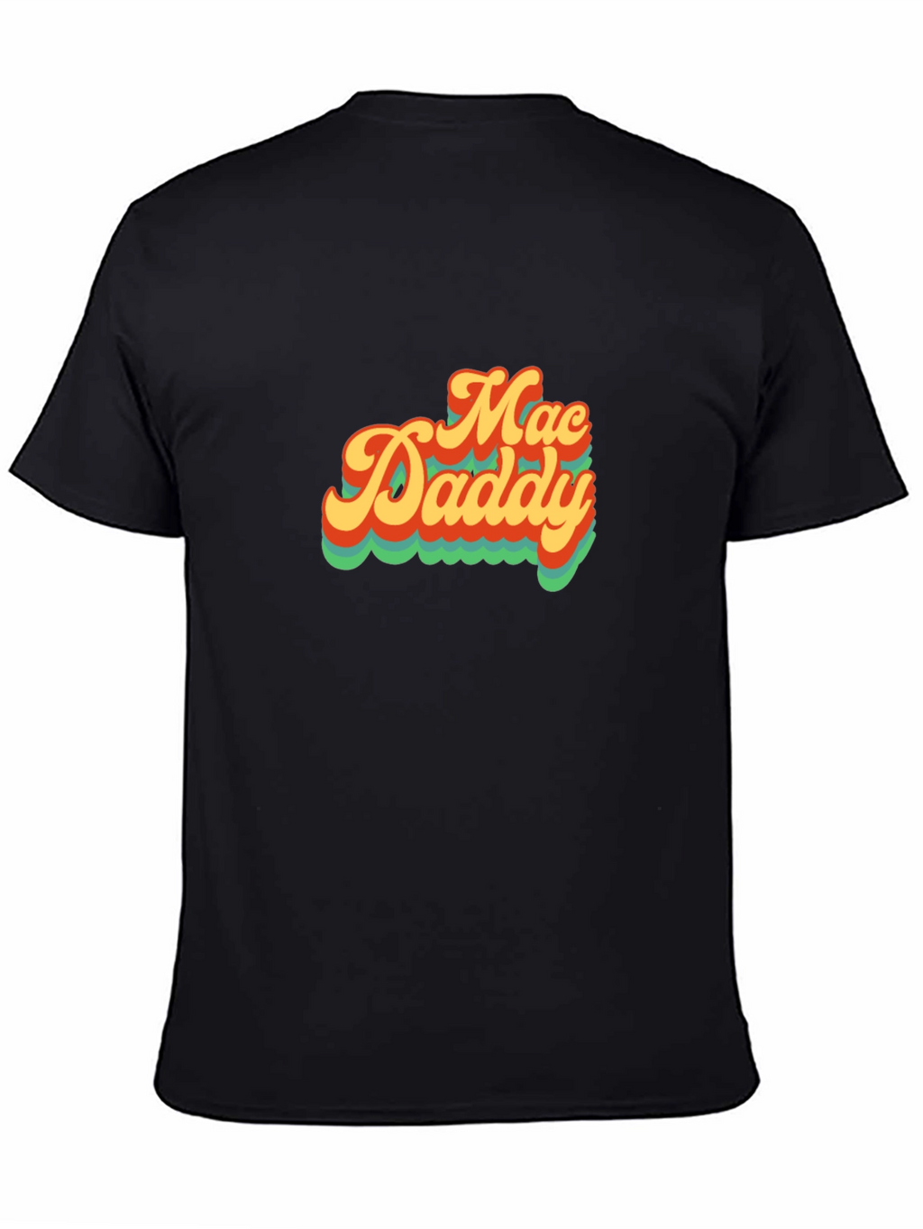 Mac Daddy Retro Style Graphic Tee - Black