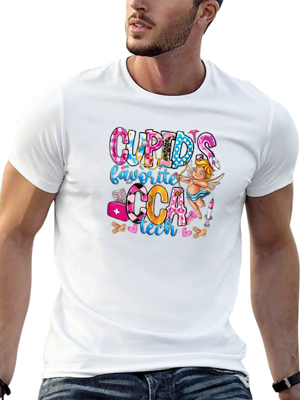 Cupids Favorite CCA Tech Valentines Day T-Shirt