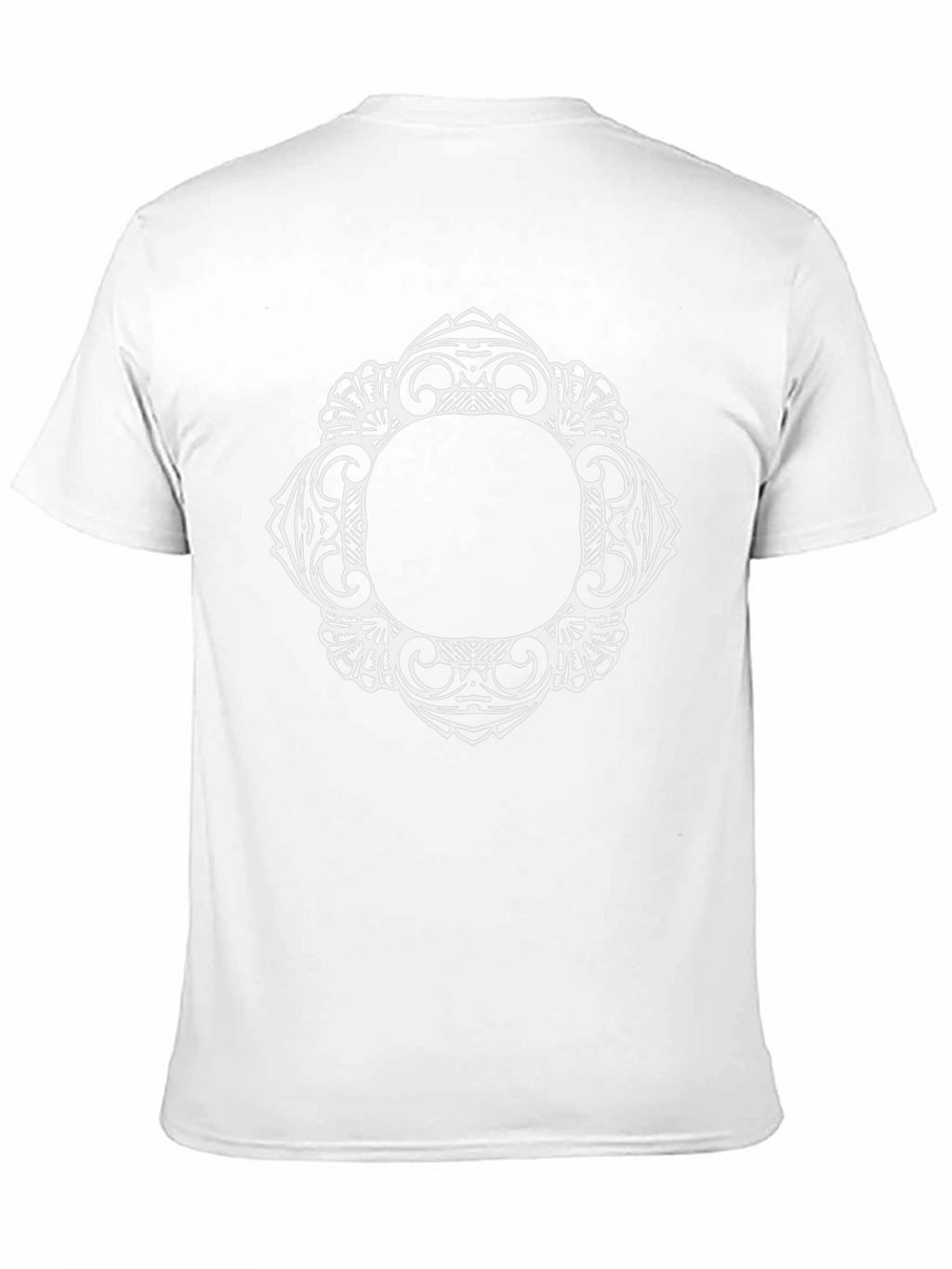 Ornate Frame Graphic Tee - Black