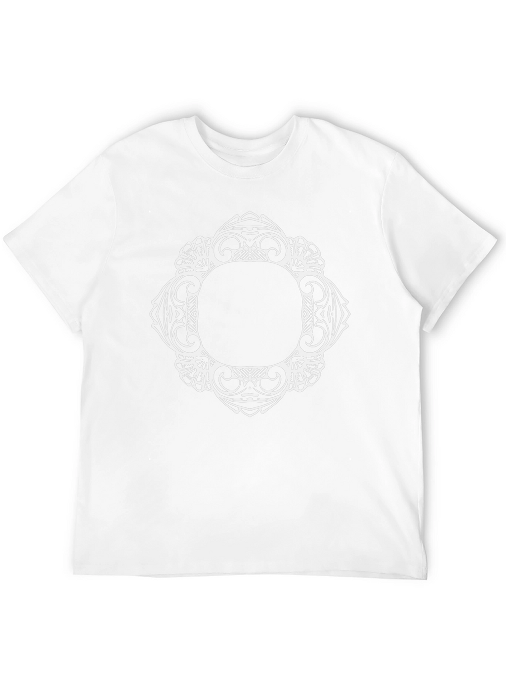 Ornate Frame Graphic Tee - Black