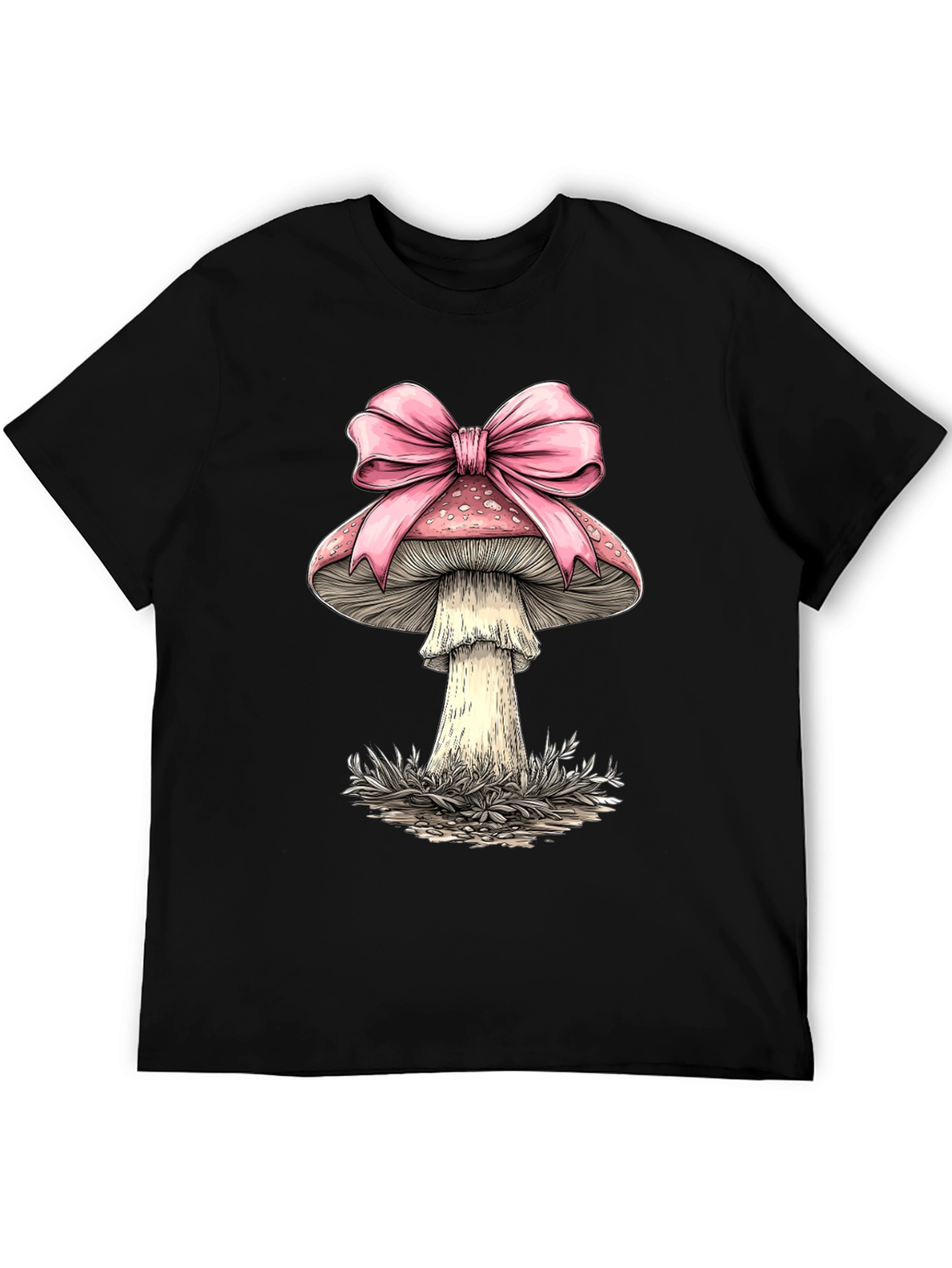 Mushroom Bow T-Shirt - Funky Design